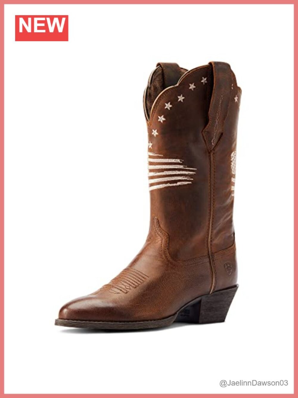 ARIAT Women's Heritage R Toe Liberty Stretchfit Western Boot ATS Duratread
